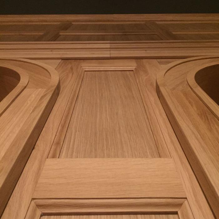 wall cladding - natural oak wood