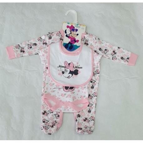 Ensemble 3 Pieces Disney Minnie Q Ensembles Bebe Happy Baby France