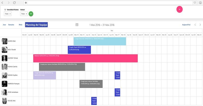 Logiciel Planning Congés Et Absences Azuneed France 2983