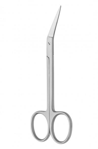 Excellent cuticle scissors 12 cm, angled cutting edge
