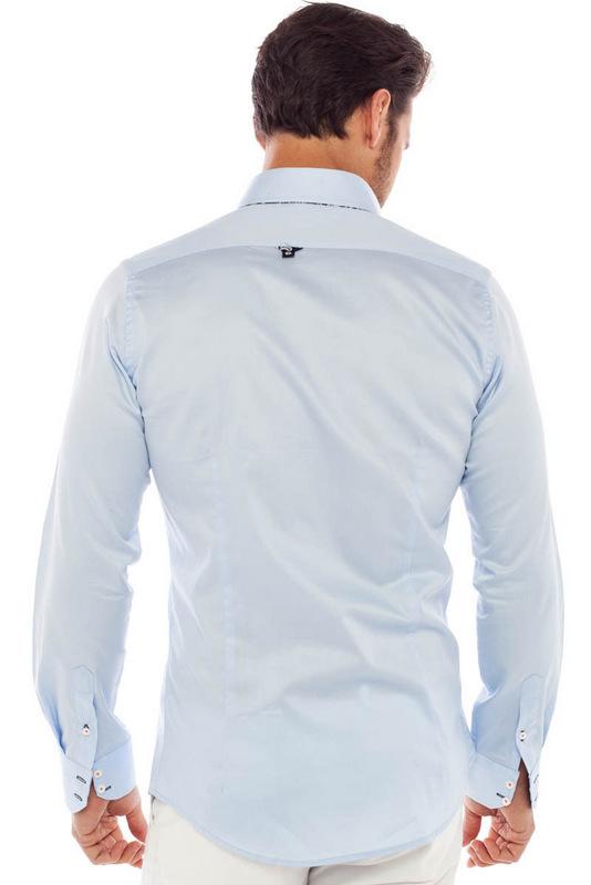mens light blue dress shirt