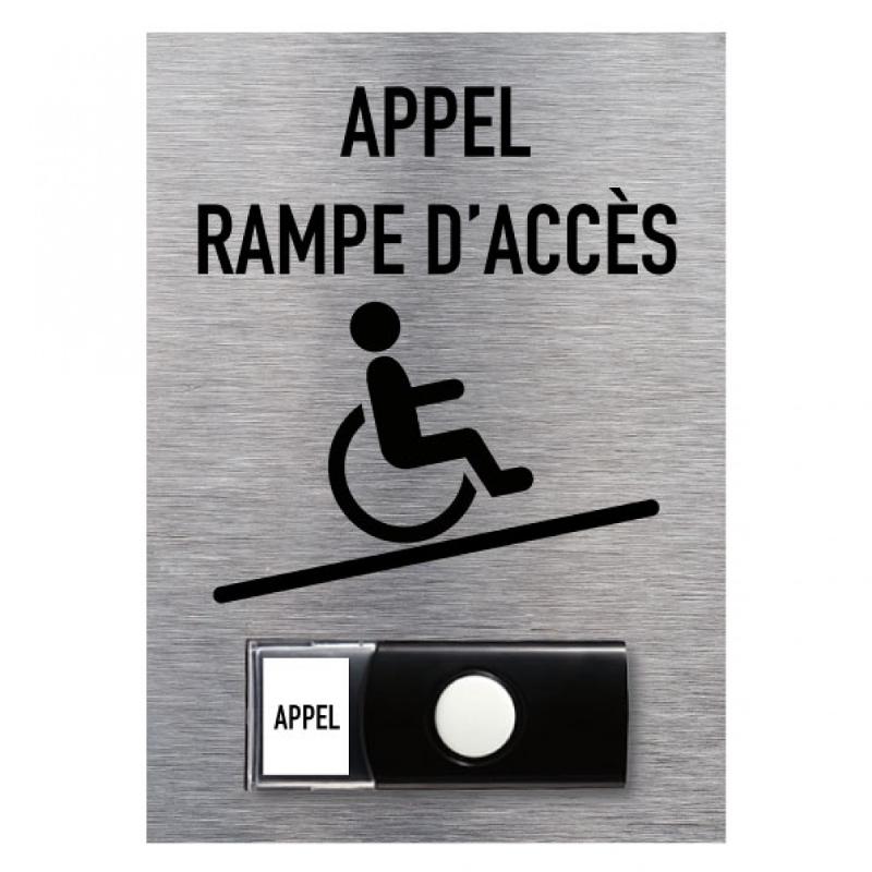 Sonnette Handicap Sans Fil Panneau En Alu Bross Accessibilit Handicap Normequip France