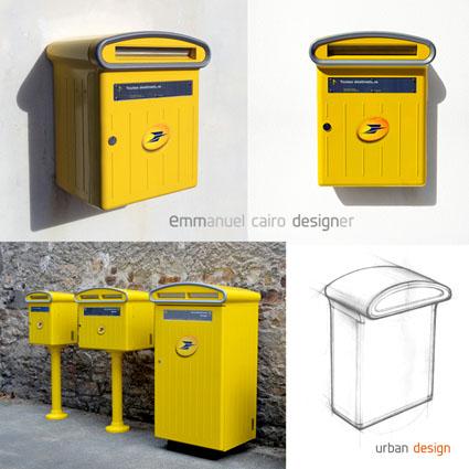 Design Boite Aux Lettres La Poste Emmanuel Cairo Designer France