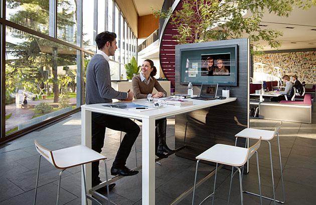 Stehtisch Meetingpoint highdesk, UEBELEINRICHTUNGEN BÜRO